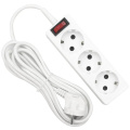 Удлинитель GELBERK GLK-3gb/3m, 10А 3 гн (с кнопкой и заземлением) ПВС (3м) 2200 Вт